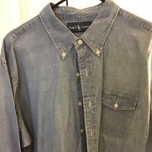 RALPH LAUREN DEIM STYLE CASUAL L/S SHIRT